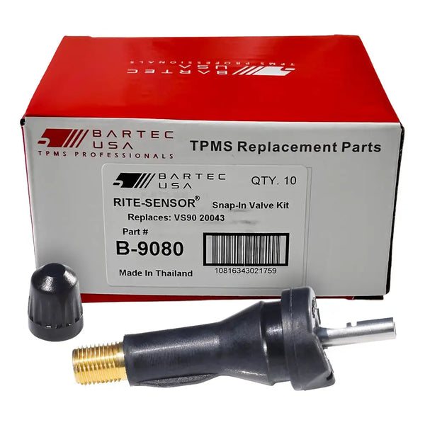 Bartec B9080 TPMS Snapin Valve Service Kit, Metal Clip All Tire Supply