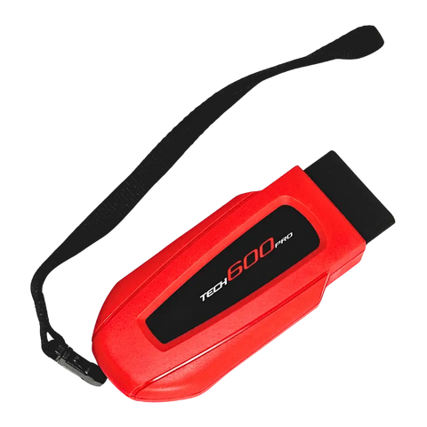 Bartec Tech600Pro TPMS tool red with black accents and wrist strap