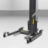 Gray BendPak RWS-200WL wheel assist gen2 vertical lift with sliding tire roller on casters