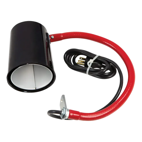 Black and red adjustable work lamp for Branick OEM 5030/5040 Tire Spreader