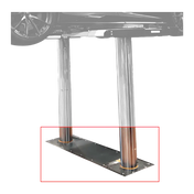 Challenger 11360 inground lift completion kit with chrome car lift