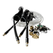 Pneumatic hose and fitting kit for Challenger 40230 Dual Rolling Jack Internal Air Line