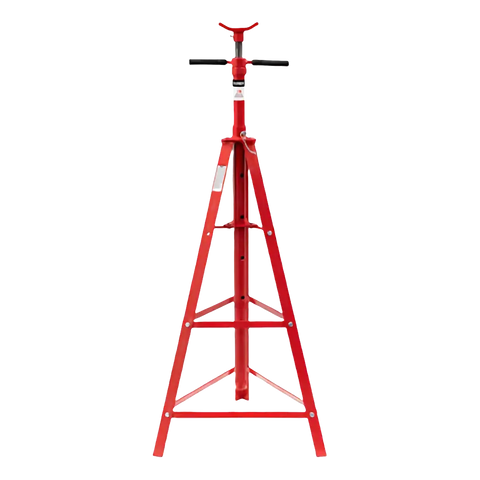 Red adjustable tripod jack stand for Challenger Lift TP4000 tripod underhoist stand