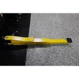 Yellow extendable support arm for Challenger CL12A-LC low ceiling 2-post lift with 5in reach