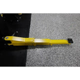 Yellow extendable support arm for Challenger CL12A-LC low ceiling 2-post lift with 5in reach