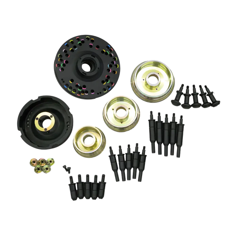 Coats 40mm light truck adapter kit with black gold flywheel and metal backing plate