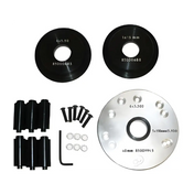 Coats 40mm Toyota truck wheel balancer adapter kit with engraved metrics, lug-centric mounting