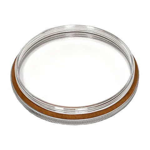 Coats Premium Air Gauge flange mounts with metal canning jar lid ring and gasket