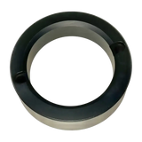 Dark green white ceramic ashtray with textured spacer ring for wheel balancer