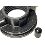 Black plastic valve in Coats 8182034 rotary coupling kit for tire changers