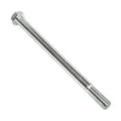 Long silver hex head bolt used as bead loosener shaft for Coats OEM lock nut