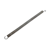 Silver metal extension spring with hooked ends for Coats Wheel Balancers and OEM hoods
