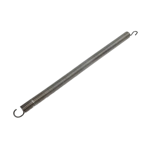 Silver metal extension spring with hooked ends for Coats Wheel Balancers and OEM hoods