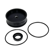 Disassembled black plastic Coats Tire Changer cylinder seal kit with O-rings for APX80 & APX90