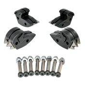 Coats OEM Grip Max rebuild kit with black rubberized drawer slides and metal bolts