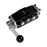 Black and silver Coats OEM air valve with threaded ports for Robo Helper Arm on baseline tire changers