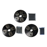 Metal clutch plates with roller weights for Coats 85610104 OEM lugs pin plate wheel balancer adapter