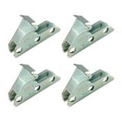 Coats OEM steel clamping jaws with curved silver bracket for reverse drop center wheels