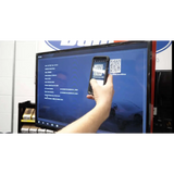 Coats CWA 6500 wheel aligner with Samsung Galaxy S20 and black diamond mini targets