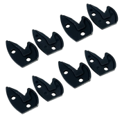 Coats OEM Grip-Max Plus black plastic replacement grips with curved blades