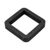 Dark grey open-frame composite spacer for Coats OEM Rubber Bumper on Coats Tire Changer