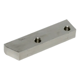 Rectangular metal block with threaded holes for Coats Tire Changer Pedal Stop 85608197
