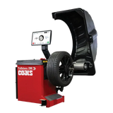 Red and black Coats ProBalance E900 direct drive wheel balancer with digital display