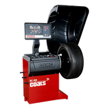 Coats RC-450 direct drive wheel balancer with red/black design and digital display