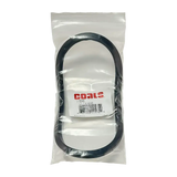 Black rubber drive belt in clear packaging for Coats Replacement Rubber Lip for XL Pressure Drum