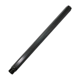 Black anodized aluminum T-slot extrusion with end caps for Corghi OEM upper bead breaker