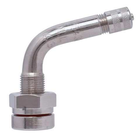 Dill DV-543E valve stem with stainless steel knurled hose connector