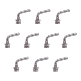 Dill VS-35 TPMS OEM stainless steel faucet handles with curved chrome spouts