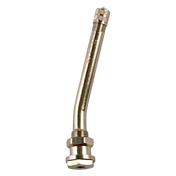 Flexible gold metal hose with threaded ends for Dill DV-V3.20.2 clamp-in TPMS valve hole