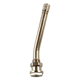 Flexible gold metal hose with threaded ends for Dill DV-V3.20.2 clamp-in TPMS valve hole