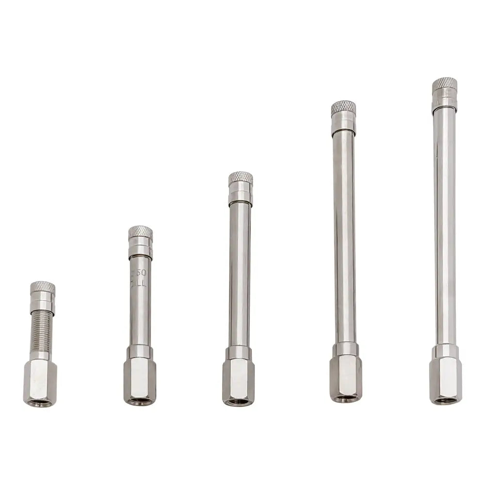 6 Dually Tire Valve Stem Extensions – Extenders For Car, Truck, Trailer, RV