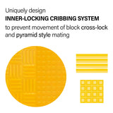 Esco 100 Ton Cribbing Block Interlocking w/ handle (21’ x
