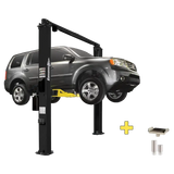 Forward Lift I10 10K symmetric 2-post car lift with SUV and repair tools in shop