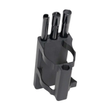 Chrome jack sleeve protects air motor on Gaither #81 bottle jacks