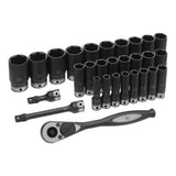 GP 1/2’ Dr Metric Duo - Socket Set 6pt w/ Case (29 pcs)