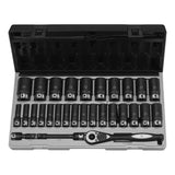 GP 1/2’ Dr Metric Duo - Socket Set 6pt w/ Case (29 pcs)