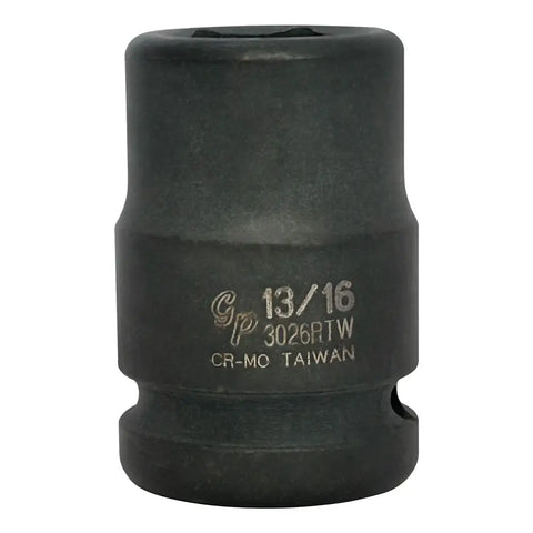 GP 3/4 Drive Thin-Wall Impact Socket 13/16 (6 Pnt SAE) -