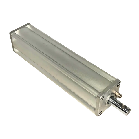 Silver aluminum clamping cylinder with black handle for Hofmann Monty tire changers