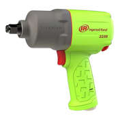 Green and gray Ingersoll Rand 2235TiMAX series impact wrench with titanium barrel