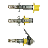 Door lock cylinder mechanism with springs and yellow parts for Ken-Tool Pigtail Plug Sure Shim
