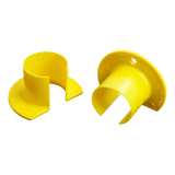 Yellow plastic bolt caps for Ken-Tool Pigtail Plug to fix trailer light with Sure Shim