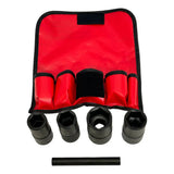 LTI 1/2 Dr. Dual Side Lug Nut Removal Kit w/ Punch 5 Pc -