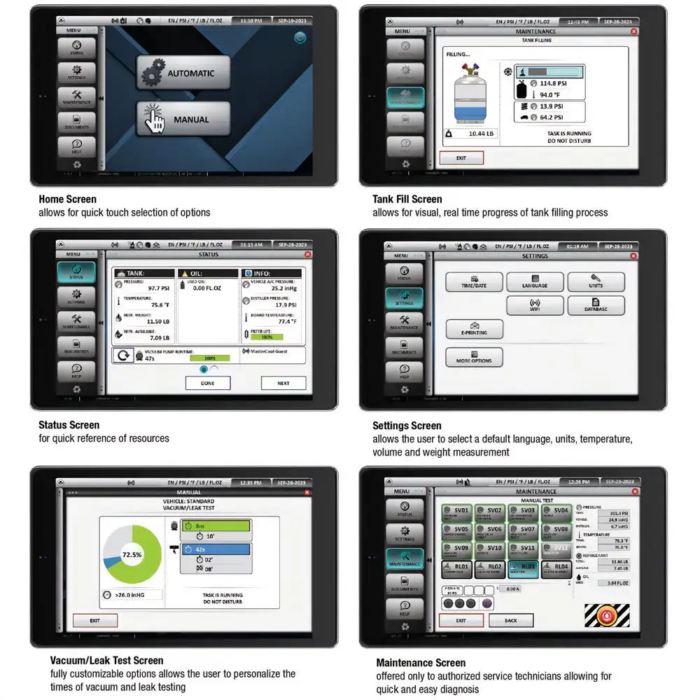Mastercool COMMANDER3100/4100 R134a R1234yf Hybrid Machine – All