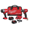 Milwaukee M18 FUEL Impact Wrench Combo Kit, 1/2" HT & 3/8" MT - 3010-22