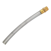 Clear flexible PVC bypass hose with brass fitting for 49A Pumps and OEM 30A‑32 replacement