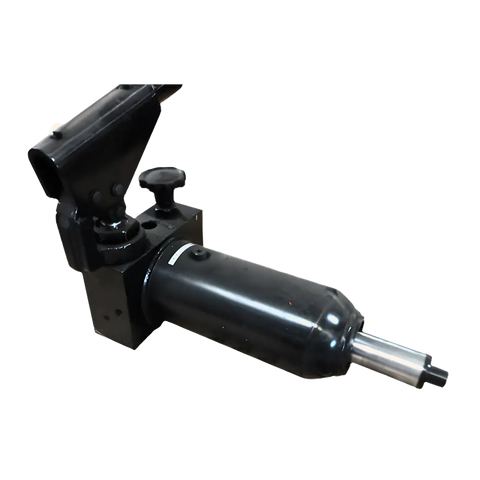 Black Norco 229861 hydraulic cylinder with piston rod and knob